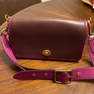 Authentic Coach Dinky Colorblock bag